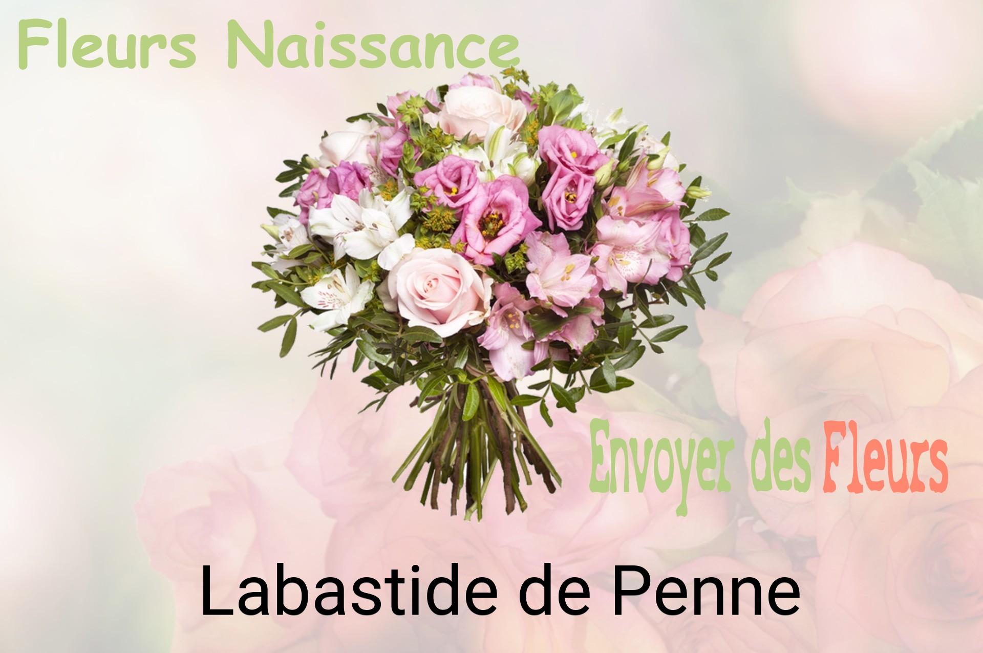 Bouquet de fleurs de naissance livré à Labastide-de-Penne