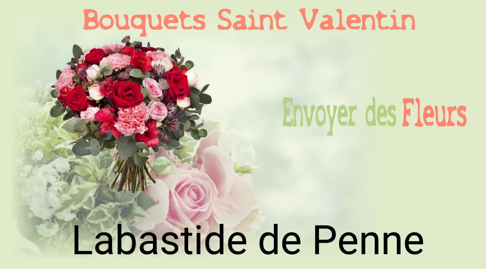 Roses de Saint-Valentin livrées à Labastide-de-Penne